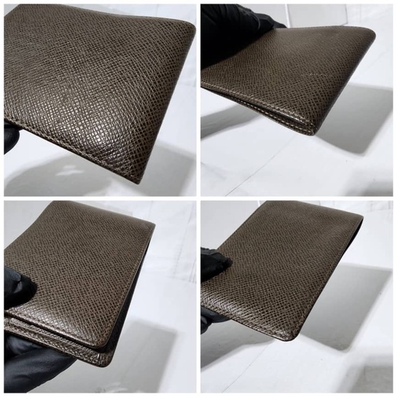 Authentic Louis Vuitton Taiga Bifold Wallet Brown - Picture 6 of 11